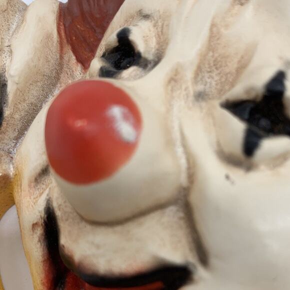 Vntg Homco 1970’s Retro Clown Wall Plaques Pants Down Laughing Clown Read - Picture 8 of 12